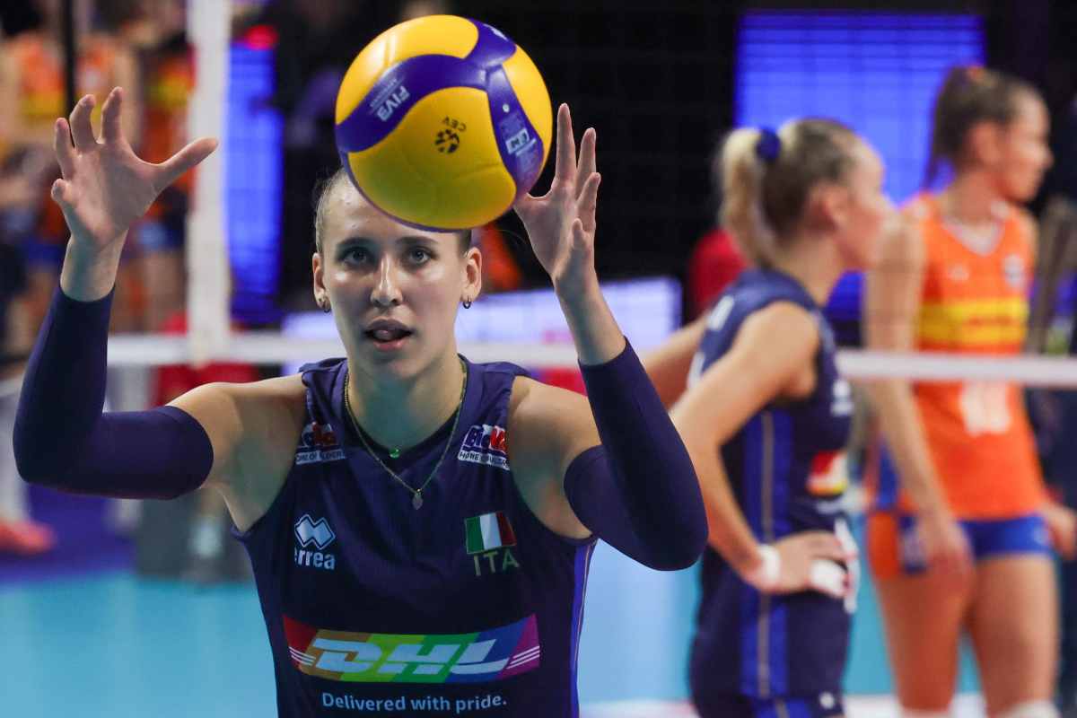 Ekatarina Antropova con l'Italia