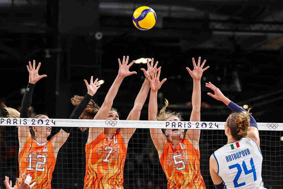 Ekatarina Antropova in azione con l'Italia